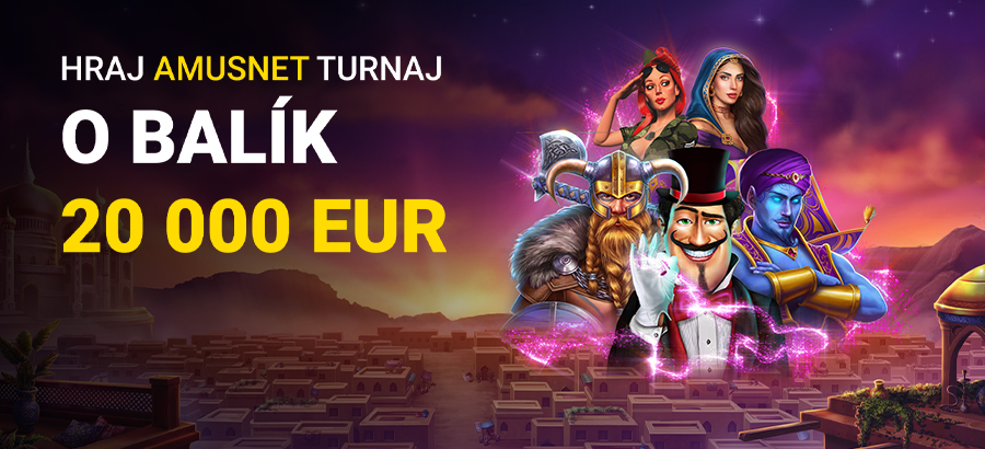 V Amusnet turnaji rozdáme až 1 500 cien v hodnote 20 000 eur!