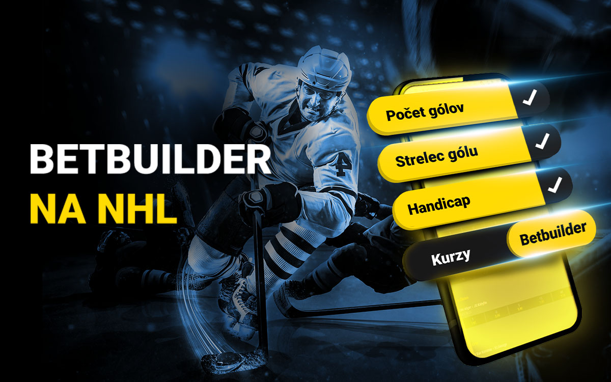 Namixuj si svoju vlastnú BetBuilder stávku už aj na zápasy NHL!