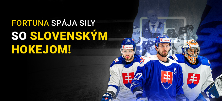 Fortuna je novým partnerom slovenského hokeja!