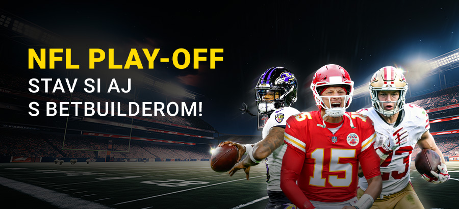 Stav si na zápasy NFL play-off už aj s Betbuilderom!