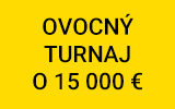 V Ovocnom turnaji rozdávame 1 000 cien v hodnote 15 000 eur!