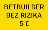 Stav si s Betbuilderom a získaj Stávku bez rizika za 5 eur!