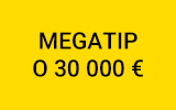 Hraj v Megatipe zadarmo o 30 000 eur!