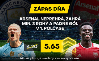 Zápas dňa: Man.City vs. Arsenal