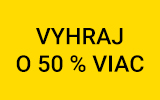 Vyhraj počas Štedrého víkendu s Fortunou až o 50 % viac!