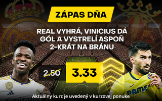 Zápas dňa: Real Madrid vs. Villarreal