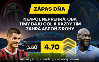 Zápas dňa: AC Miláno vs. Neapol