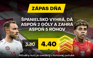 Zápas dňa: Dánsko vs. Španielsko