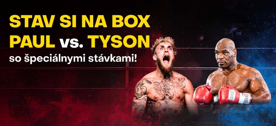 Stav si na box Paul vs. Tyson!