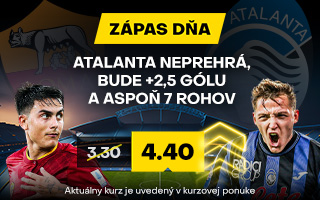 Zápas dňa: AS Rím vs. Atalanta