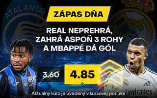 Zápas dňa: Atalanta vs. Real Madrid