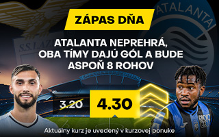 Zápas dňa: Lazio vs. Atalanta