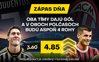 Zápas dňa: Juventus vs. AC Miláno